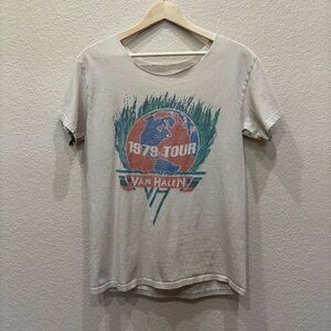 Van Halen Retro 1979 World Tour Short Sleeve Tshirt Size Medium